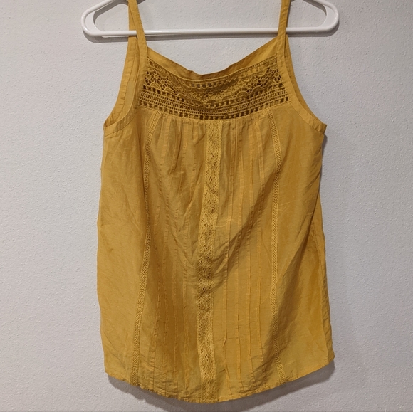 *10/$25* Ann Taylor LOFT Yellow Tank Top - Size XS - Picture 1 of 4